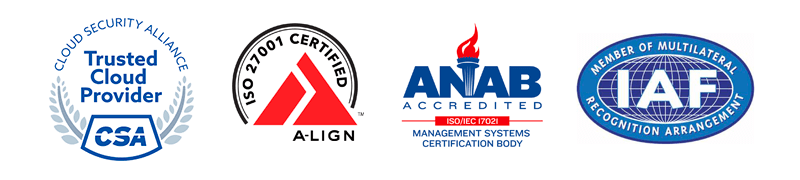 data center certification company logos